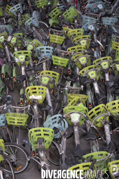 Remplacement et maintenance des vélos en libre-service