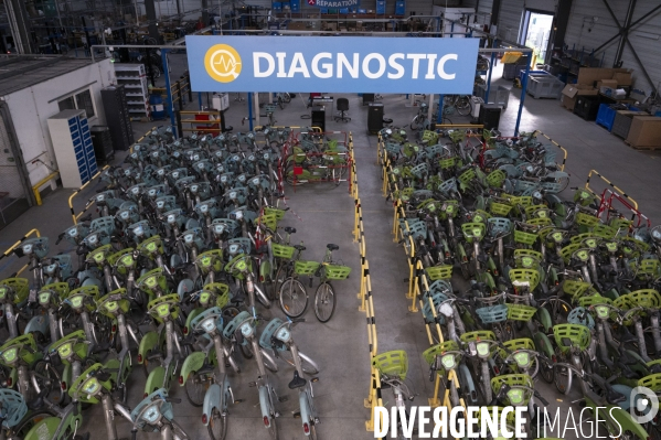 Remplacement et maintenance des vélos en libre-service