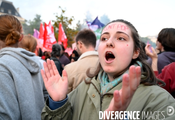 La jeunesse en colère face à l avancée du Rassemblement National aux élections européennes.