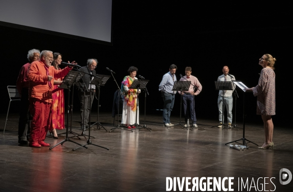 70ème anniversaire de la création des ATP (Amis du Théâtre Populaire) à La Fabrica à Avignon