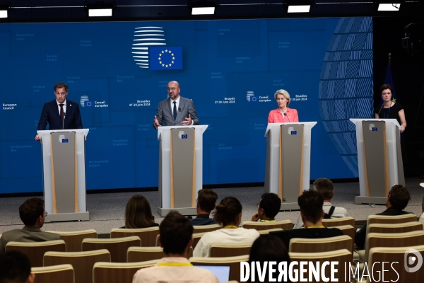 Conseil europeen des 27 et 28 juin 2024