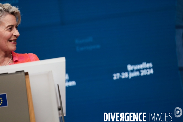 Conseil europeen des 27 et 28 juin 2024
