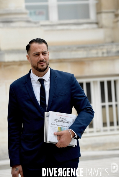 Elections legislatives / Rentrée des nouveaux deputés du Nouveau Front Populaire à l Assemblée Nationale