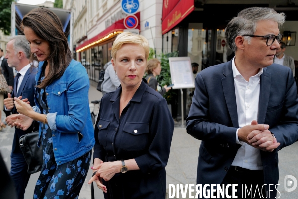 Elections legislatives / Rentrée des nouveaux deputés du Nouveau Front Populaire à l Assemblée Nationale