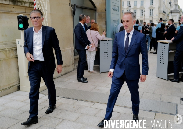 Elections legislatives / Rentrée des nouveaux deputés du Nouveau Front Populaire à l Assemblée Nationale