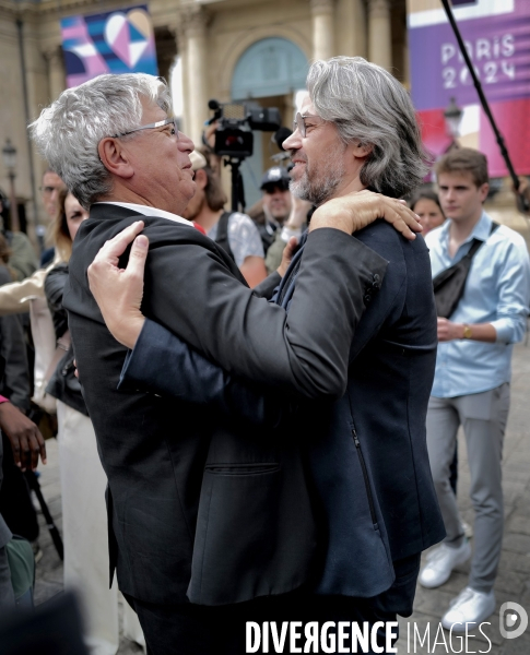 Elections legislatives / Rentrée des nouveaux deputés du Nouveau Front Populaire à l Assemblée Nationale