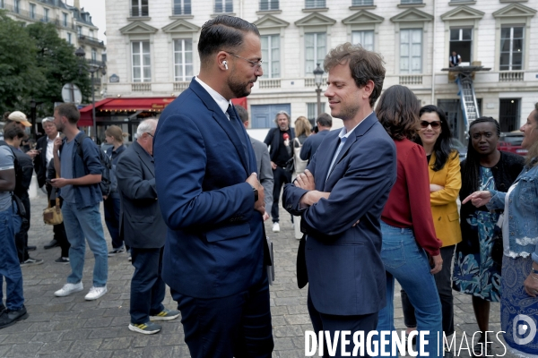 Elections legislatives / Rentrée des nouveaux deputés du Nouveau Front Populaire à l Assemblée Nationale