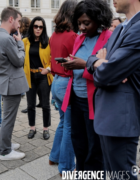 Elections legislatives / Rentrée des nouveaux deputés du Nouveau Front Populaire à l Assemblée Nationale
