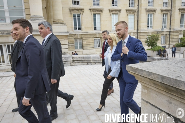 Arrivées députés Assemblée Nationale