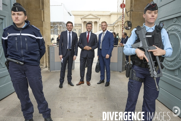 Arrivées députés Assemblée Nationale