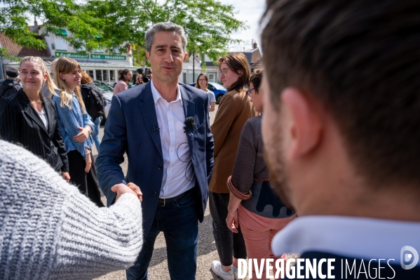 François Ruffin, campagne des législatives.