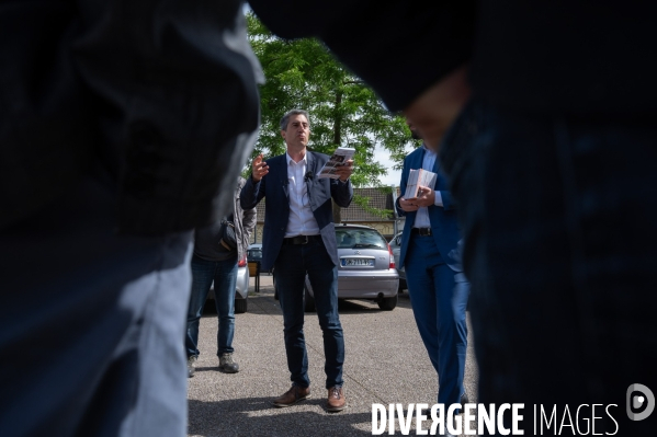 François Ruffin, campagne des  législatives.