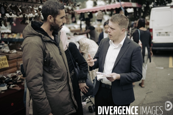 Législatives 2024, Louis Boyard en campagne