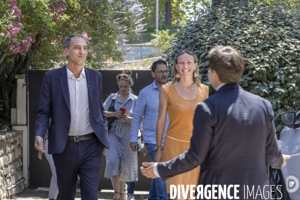 Raphaël Glucksmann en soutien à Pascaline Lécorché à Marseille