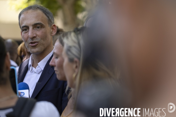Raphaël Glucksmann en soutien à Pascaline Lécorché à Marseille