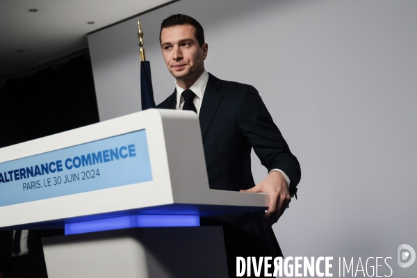 Rn - bardella - soiree electorale 1er tour legisalatives 2024