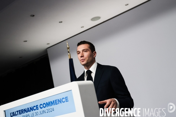 Rn - bardella - soiree electorale 1er tour legisalatives 2024