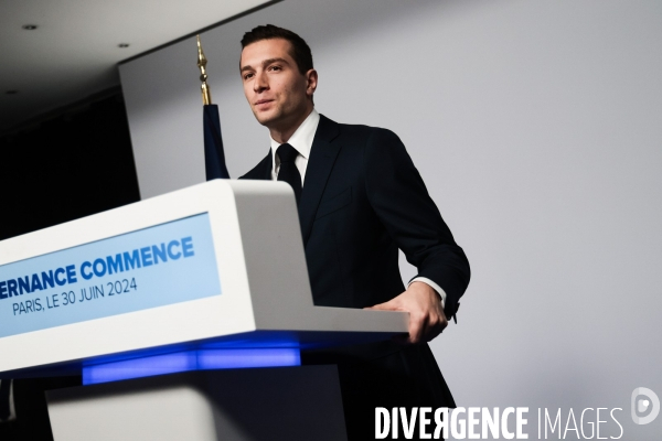 Rn - bardella - soiree electorale 1er tour legisalatives 2024
