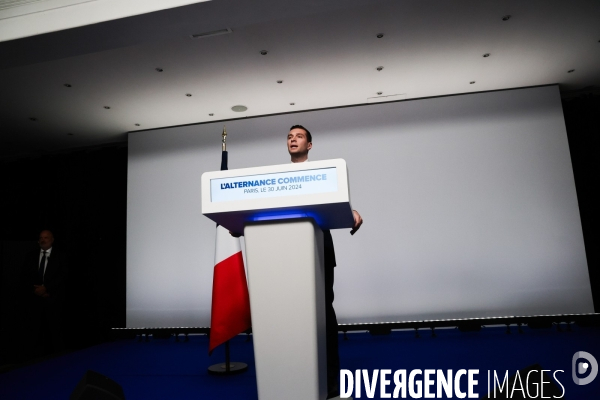Rn - bardella - soiree electorale 1er tour legisalatives 2024