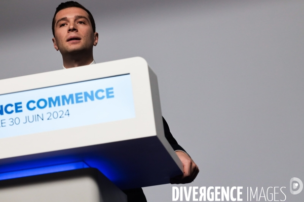 Rn - bardella - soiree electorale 1er tour legisalatives 2024