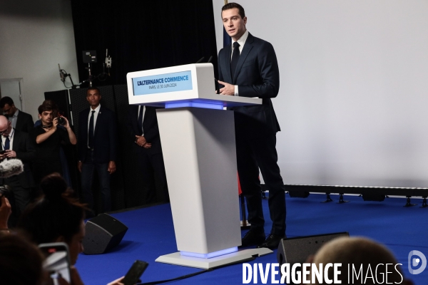Rn - bardella - soiree electorale 1er tour legisalatives 2024