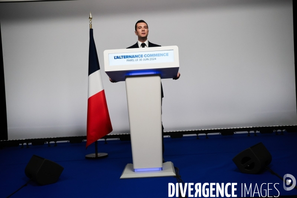 Rn - bardella - soiree electorale 1er tour legisalatives 2024