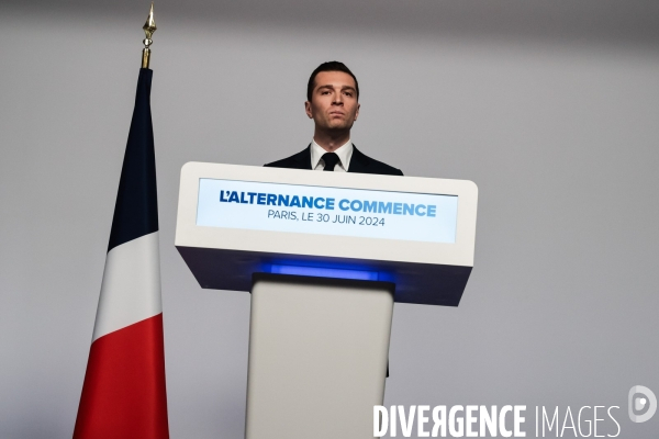 Rn - bardella - soiree electorale 1er tour legisalatives 2024