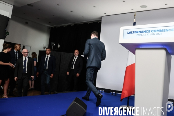Rn - bardella - soiree electorale 1er tour legisalatives 2024