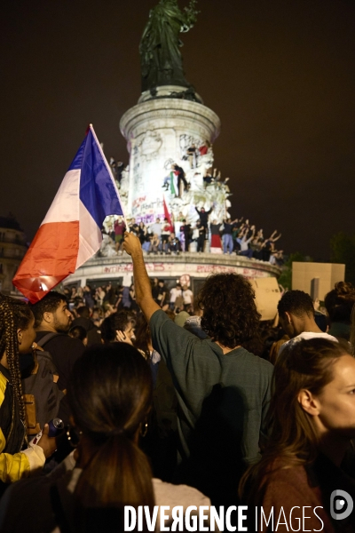 Rassemblement Anti fa Place de la Republique