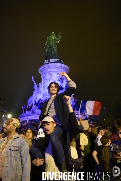 Rassemblement Anti fa Place de la Republique