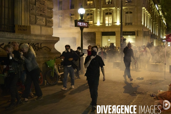 Rassemblement Anti fa Place de la Republique