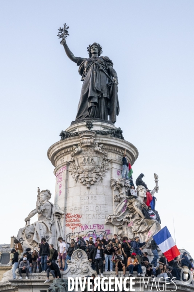 2e tour des legislatives 2024. Le Rassemblement de la place de la République