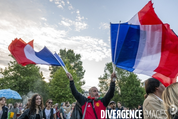 2e tour des legislatives 2024. Le Rassemblement de la place de la République