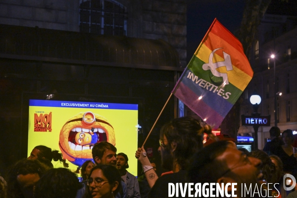 2e tour des legislatives 2024. Le Rassemblement de la place de la République