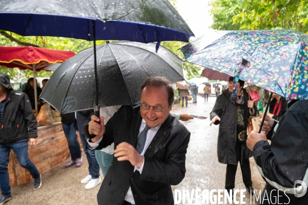 François Hollande élu député. 17 jours en photos.