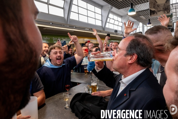 François Hollande élu député. 17 jours en photos.