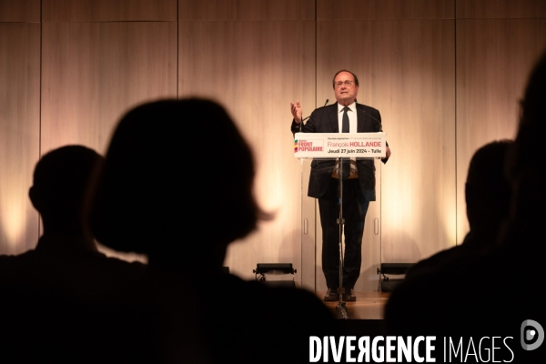 François Hollande élu député. 17 jours en photos.