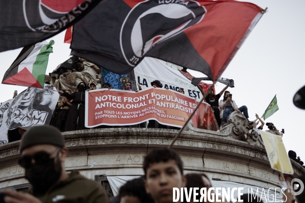 Rassemblement place de la republique Paris