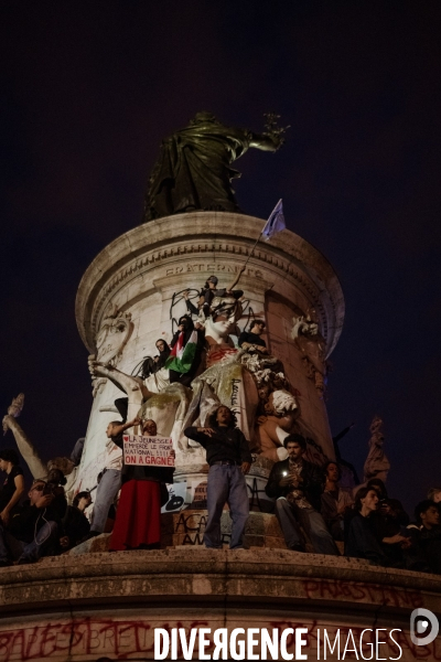 Rassemblement place de la republique Paris