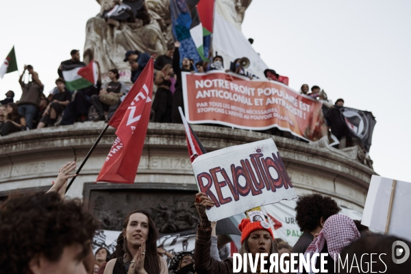 Rassemblement place de la republique Paris