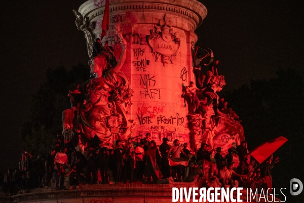 Rassemblement place de la republique Paris