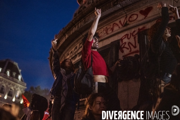 Rassemblement place de la republique Paris