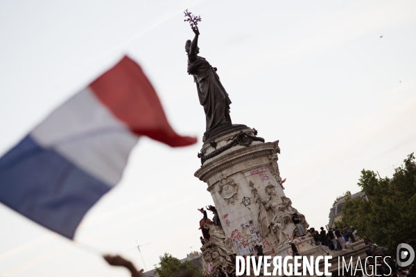 Rassemblement place de la republique Paris