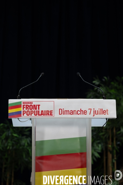 Soiree electorale QG LFI Paris