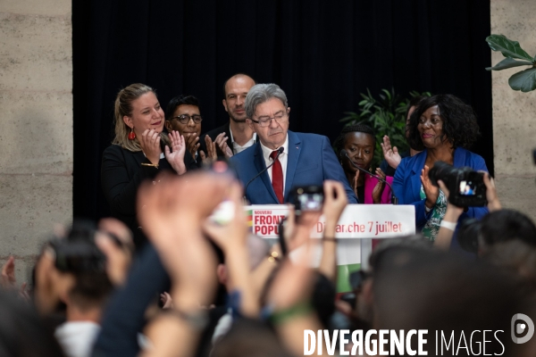 Soiree electorale QG LFI Paris