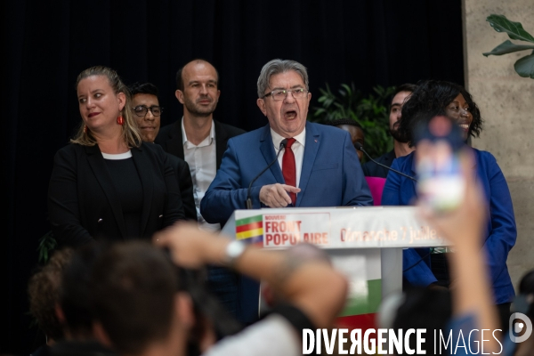 Soiree electorale QG LFI Paris