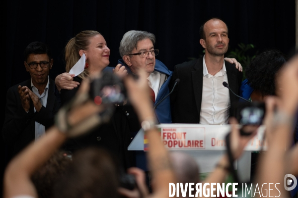 Soiree electorale QG LFI Paris