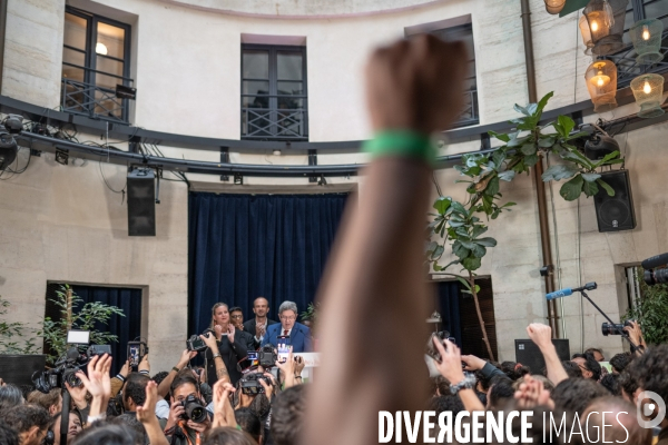 Soiree electorale QG LFI Paris