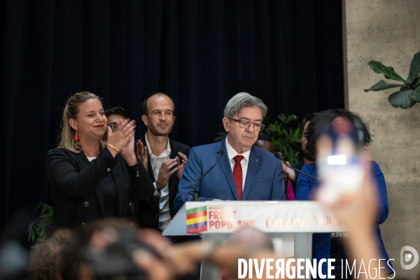 Soiree electorale QG LFI Paris