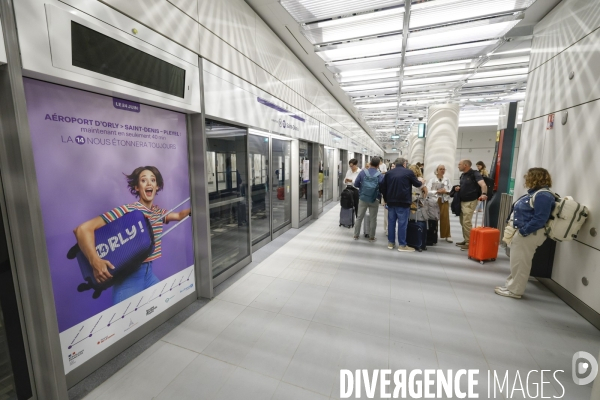Aller a l aeroport d orly avec la ligne 14